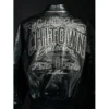BLACK LEATHER PELLE PELLE CHITOWN JACKET